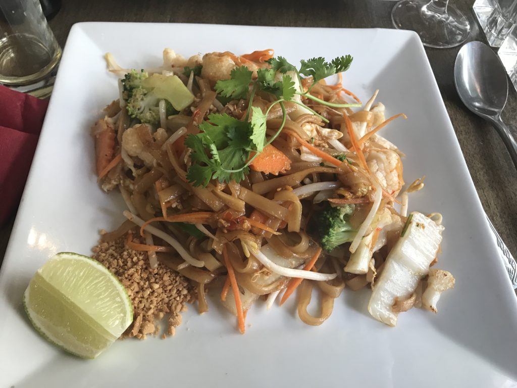 Au Petit Thai Phat Thai aux légumes 